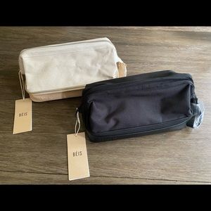 2 NEW Beis Dopp Tolietry Cosmetic Kit Bags